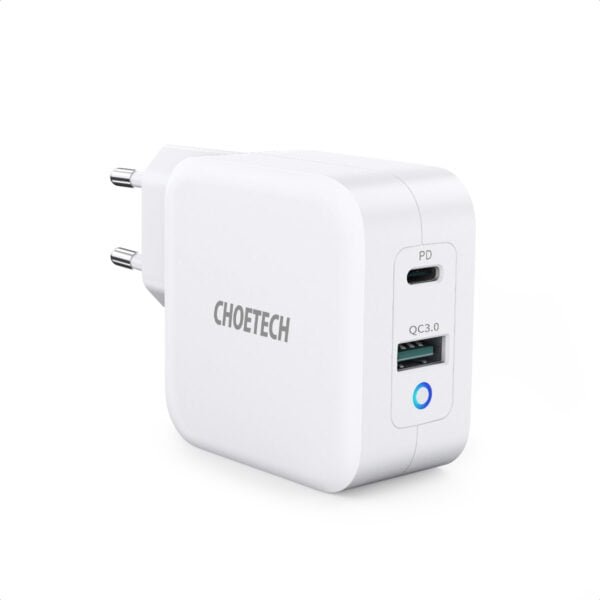 CHOETECH Distribution price 65W 2-Port PD Charger GaN Tech USB C Foldable Fast Charging Adapter - Image 3