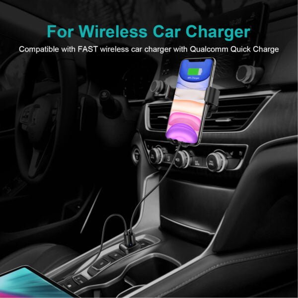 China High Quality 36W Quick Charge 3.0 USB Type C Car Charger - Image 7