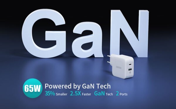 CHOETECH Distribution price 65W 2-Port PD Charger GaN Tech USB C Foldable Fast Charging Adapter - Image 10