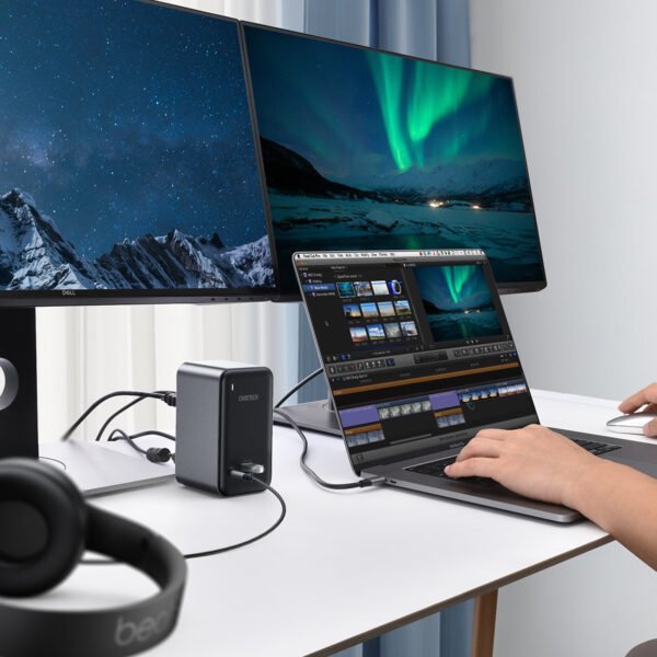 USB-C Docking Station, 15 in 1 Quadruple Displays USB C Laptop Docking Station for MacBook and Windows with 100W PD Input, 4K HDMI, VGA, 4 USB-A and 1 USB-C Ports, Ethernet, 3.5mm Audio Jack - Image 8