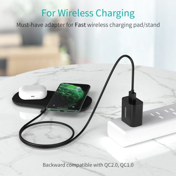 Fast USB Charger, 18W USB Wall Charger Quick Charge 3.0 Fast Charging Travel Adapter - Image 8