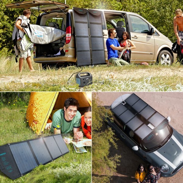 Big power 80W/120W 18V Solar Charger with USB C PD 30W/60W Port - Image 9