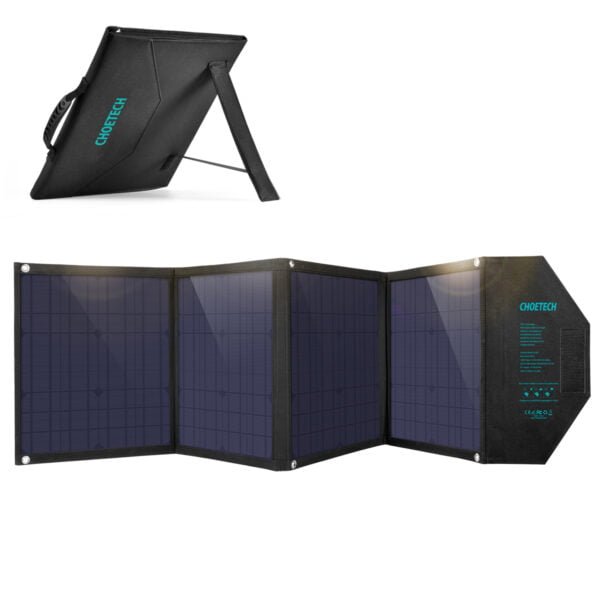 Big power 80W/120W 18V Solar Charger with USB C PD 30W/60W Port - Image 3