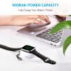 [MFI Certified] Apple Watch Portable Charger, 900mAh Portable Keychain Power Bank for 38mm/42mm Apple Watch - Image 4