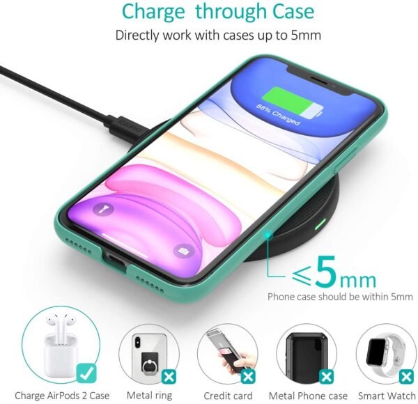 15W Wireless Charger Max Fast Wireless Charging Pad from original manufacturer - Image 3