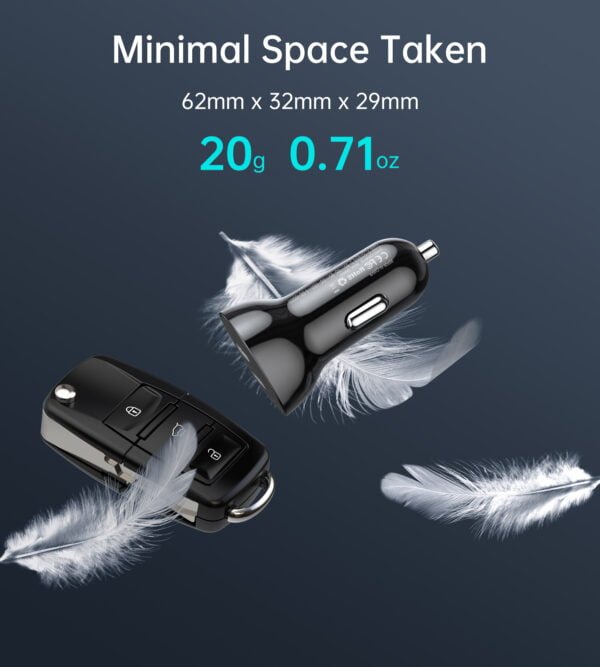 USB C Car Charger, 36W Dual Type C PD3.0 Fast Car Charger, Dual 18W Power Delivery 3.0 Car Phone Charger - Image 7