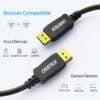 8K DisplayPort Cable Displayport to Displayport Cable 6.6ft with 8K@60Hz Resolution - Image 6