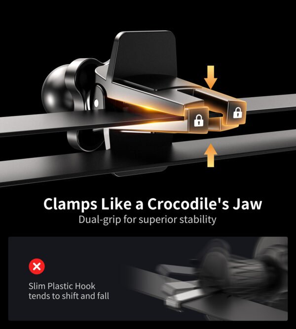 15W 2in1 Magnetic Wireless Car Charger, fits for Magsafe Car Charger, Vent/Dashboard Phone Holder Mount - Image 4