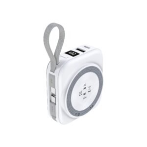 CHOETECH B697C 10000mAh 22.5W Wireless Power Bank with LED Display front view